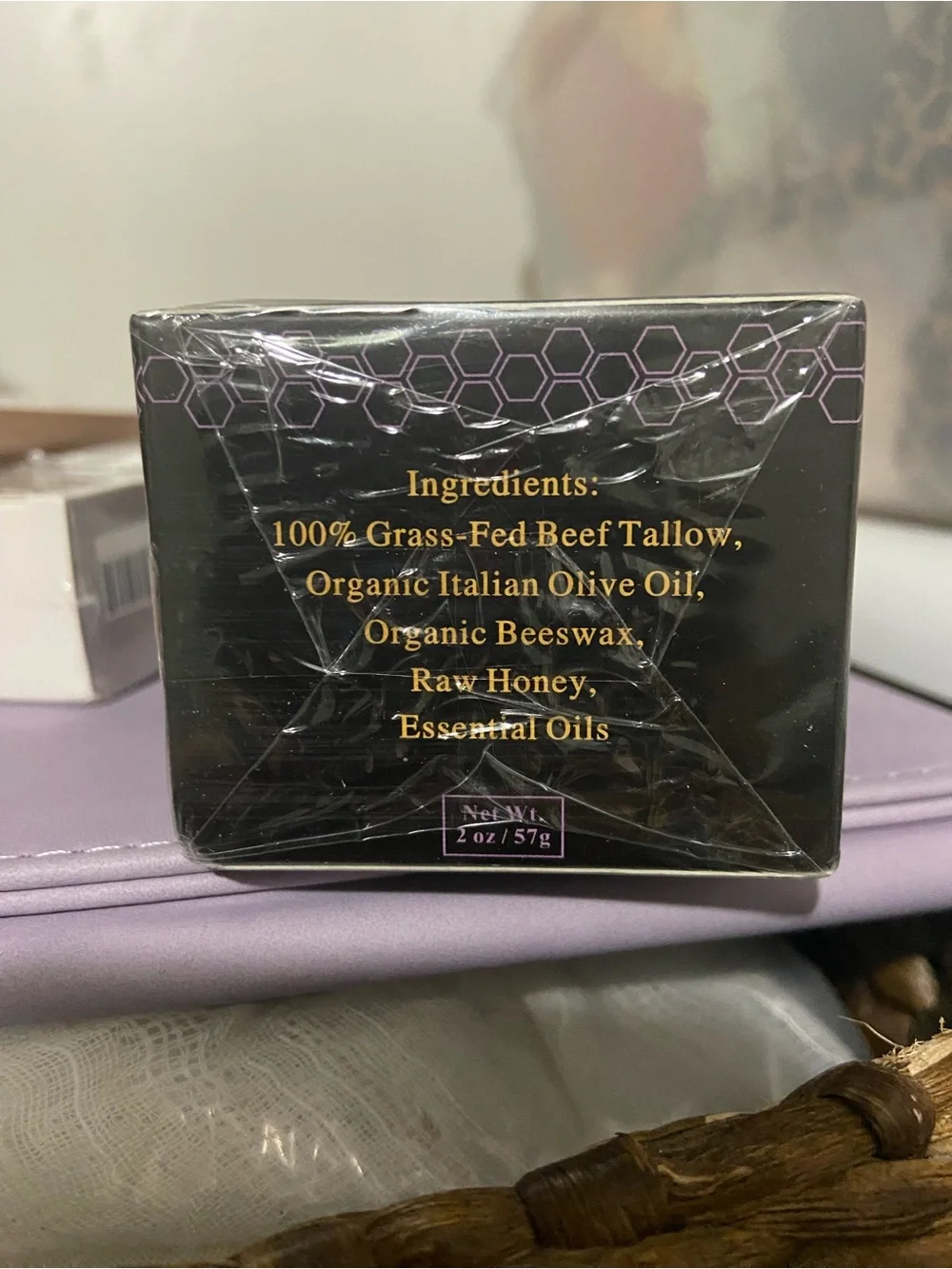 Terra Lotus Organic Tallow Honey Citrus Lip Balm Balm with Honey and Tallow